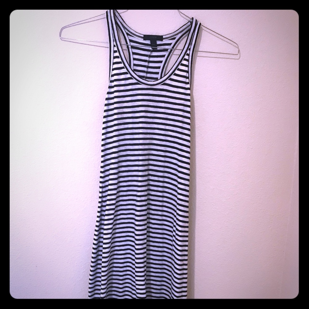 J Crew razor back dress xxs